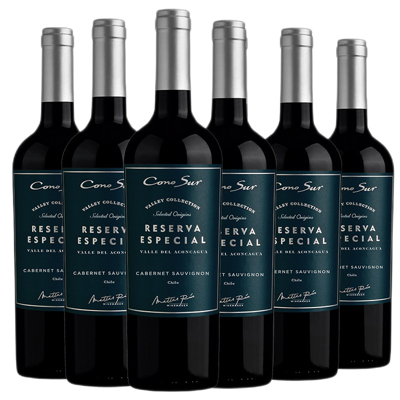 ��ŵ�� Cono Sur ������ׯԭƿ���ں�� ���ռӹ�ɽ�� �ر���س�ϼ������Ѿ�750ml ����6֧װ 588Ԫ