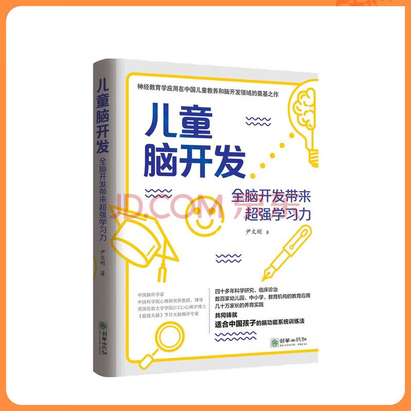 【全新正版】儿童脑开发：全脑开发带来超强学习力  尹文刚 著 一本