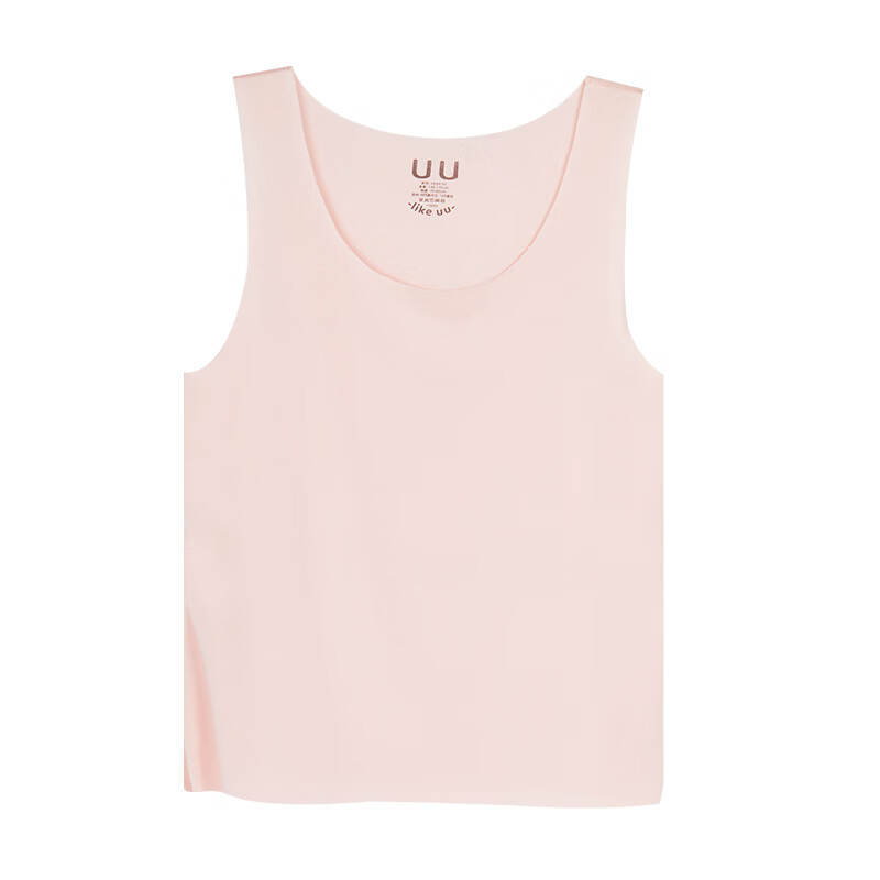 like uu少女轻柔无痕无尺码背心学生发育期吸汗透气纯色 藕粉色 均码 适合145-170cm 70-100斤怎么样,好用不?