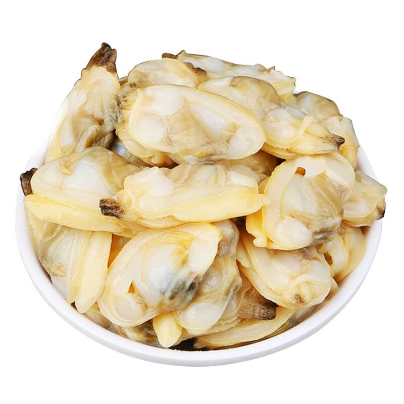 鱻谣 新鲜活剥蛤蜊肉净重500g 花甲肉花蛤蚬子肉 生鲜 贝类