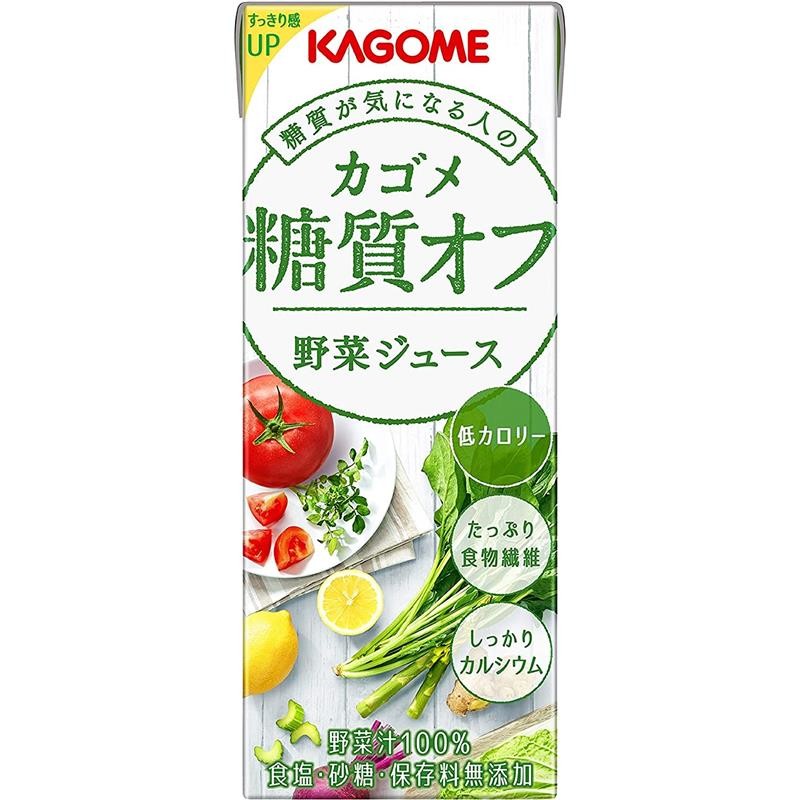 可果美（KAGOME）【JD物流 日本直邮】kagome可果美 野菜生活 复合果蔬汁 蔬菜汁 200mL 1瓶 蔬菜汁 低糖 高纤维×24瓶