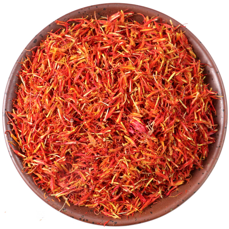 北京同仁堂 中药材特级红花 天然草红花红花 红花 食用净货500克 货