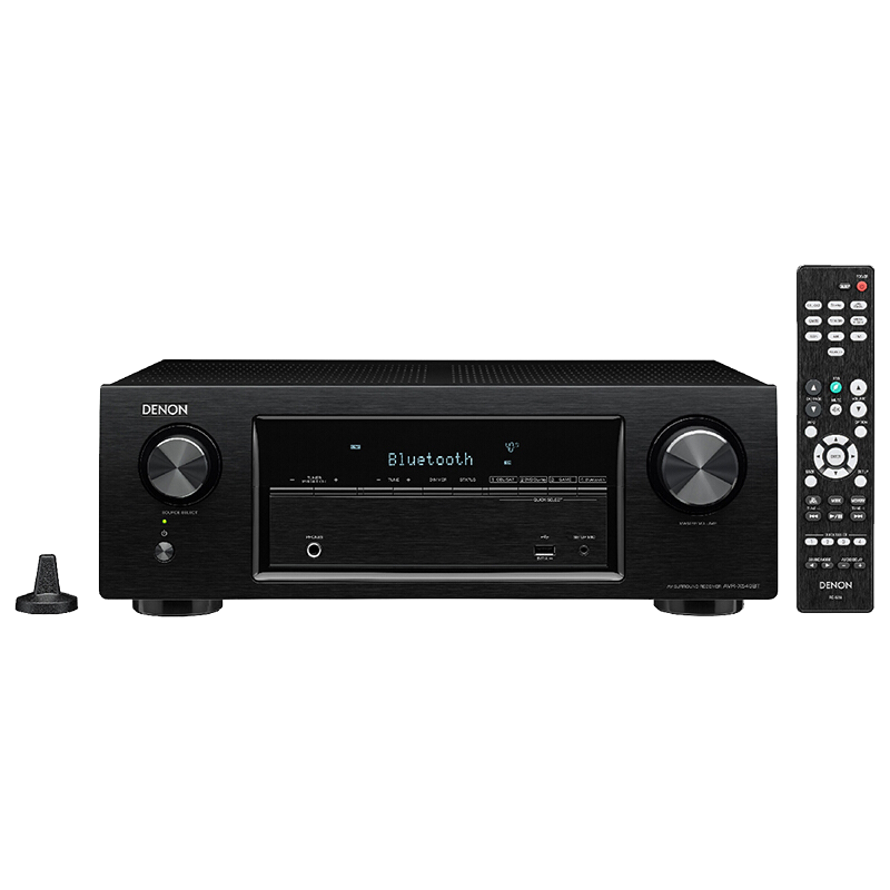 天龙（DENON）AVR-X540BT  家庭影院 5.2声道AV功放机 支持4K 杜比 DTS USB 蓝牙 家用功放音响 黑色100026244978