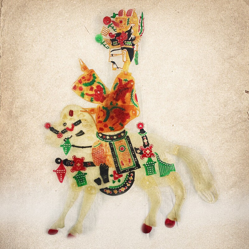 万泉 动感皮影戏材料包皮影人偶道具亲子手工制作diy儿童玩具 三国