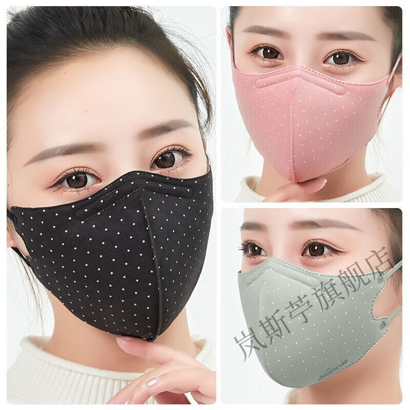 秋冬季口罩女加厚保暖防寒立体棉布透气冬天遮全脸时尚学生韩版