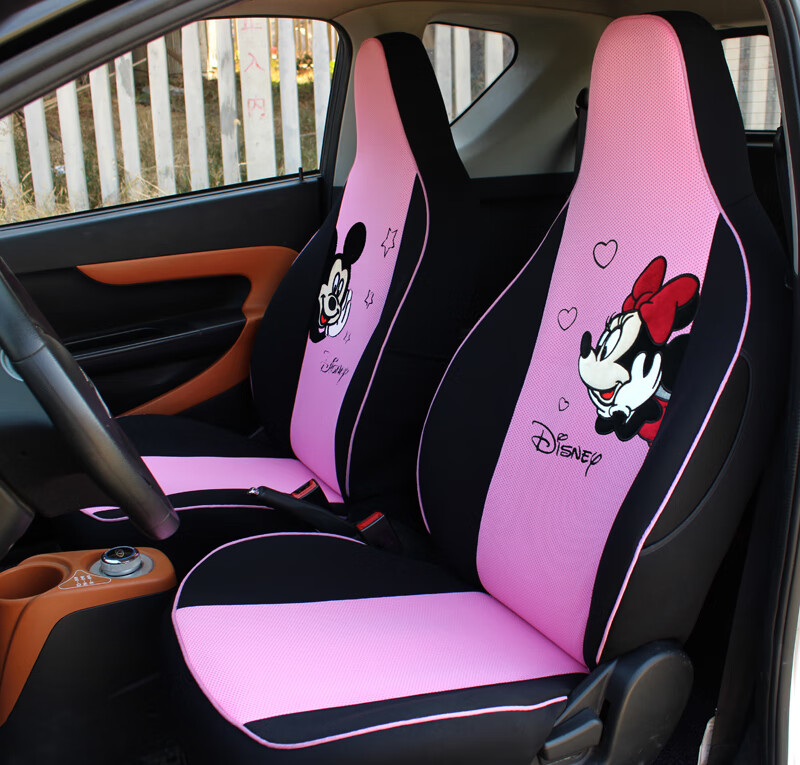 千驰嘉五菱宏光mini专用座套ev马卡龙电动车mini坐垫套可爱卡通迷你新