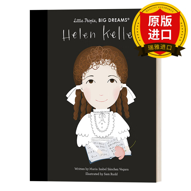 英文原版绘本 helen keller 小人物大梦想 海伦凯勒 精装绘本 英文版 