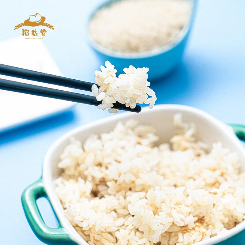 稻总管 有机胚芽米东北长粒香宝宝营养粥米 有机胚芽米500g（当季现磨新米）