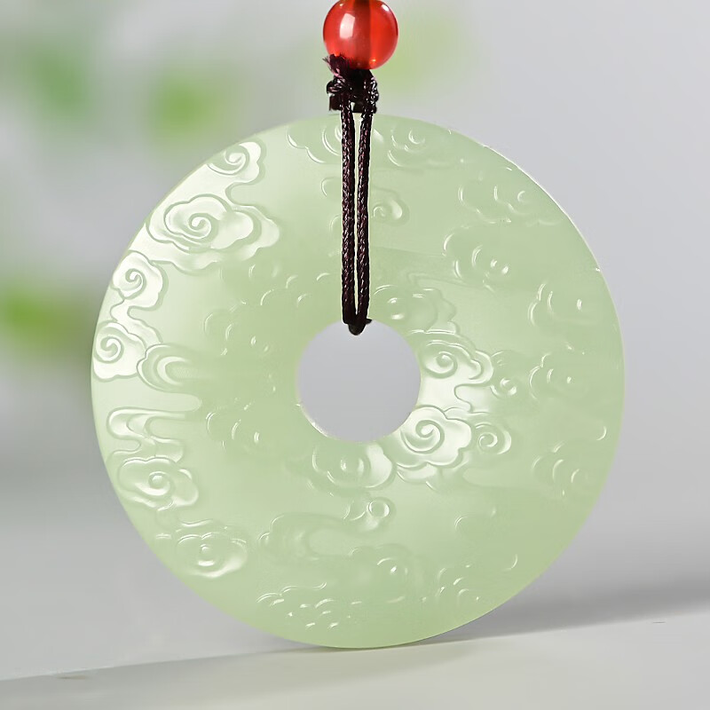 和玉情和田玉吊坠祥云平安扣玉吊坠 男女士款玉坠玉牌玉挂坠玉佩玉石