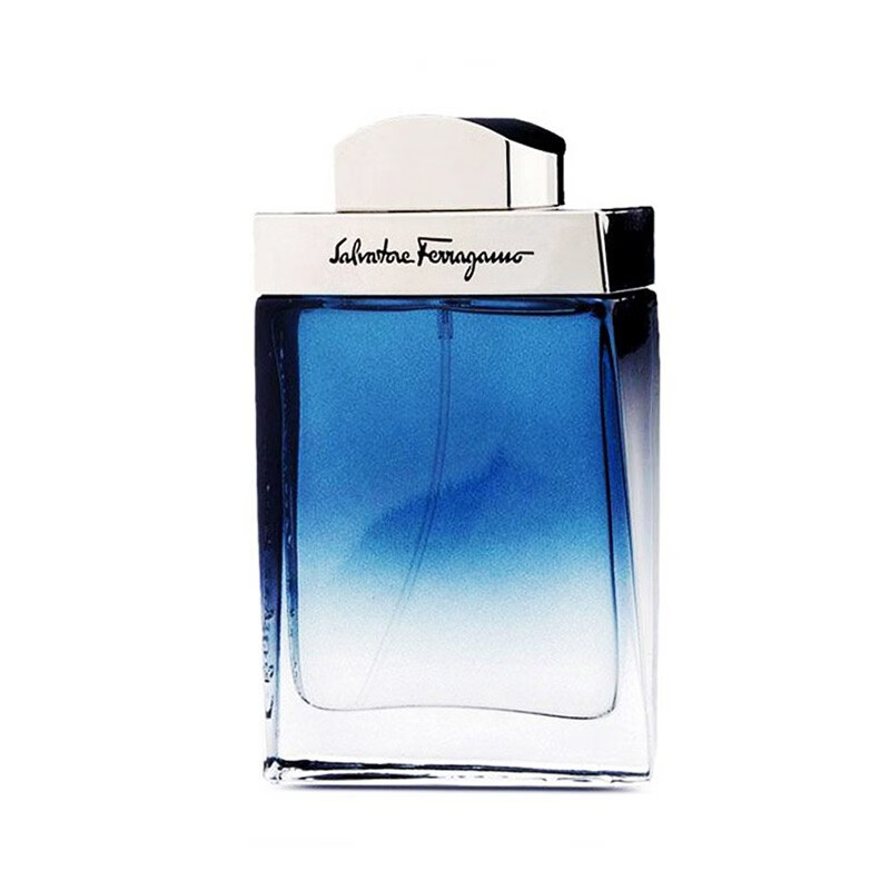 菲拉格慕(Ferragamo)【七夕王俊凯同款】蓝色经典男士淡香水礼盒送男友生日礼物50ml 蓝色经典男士淡香水100ml+礼盒贺卡+包+随机菲拉1.5ml