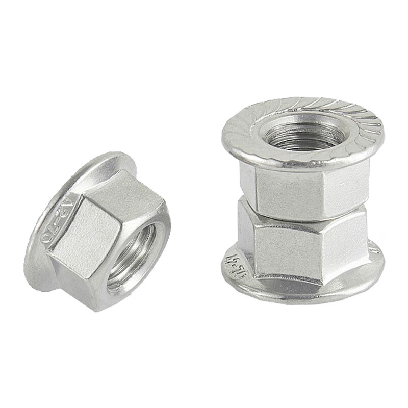 盛美天承 六角带齿紧锁防松带垫法兰螺母 m12 10个