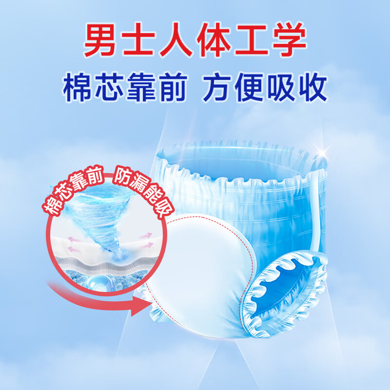 老来福成人纸尿裤消臭老年人内裤型纸尿裤男女士经期产妇安睡裤 【8包组合】男士拉拉裤XL共80片