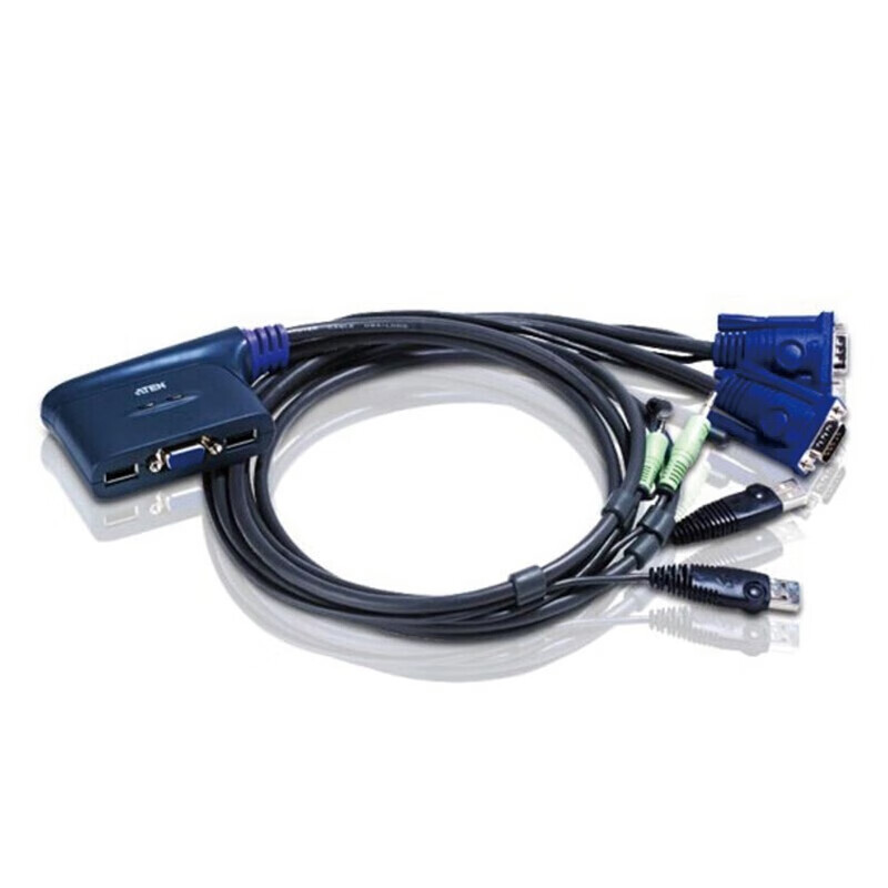 金皇瑞 KVM延长线 KVM切换器2口USB无线USB-5m