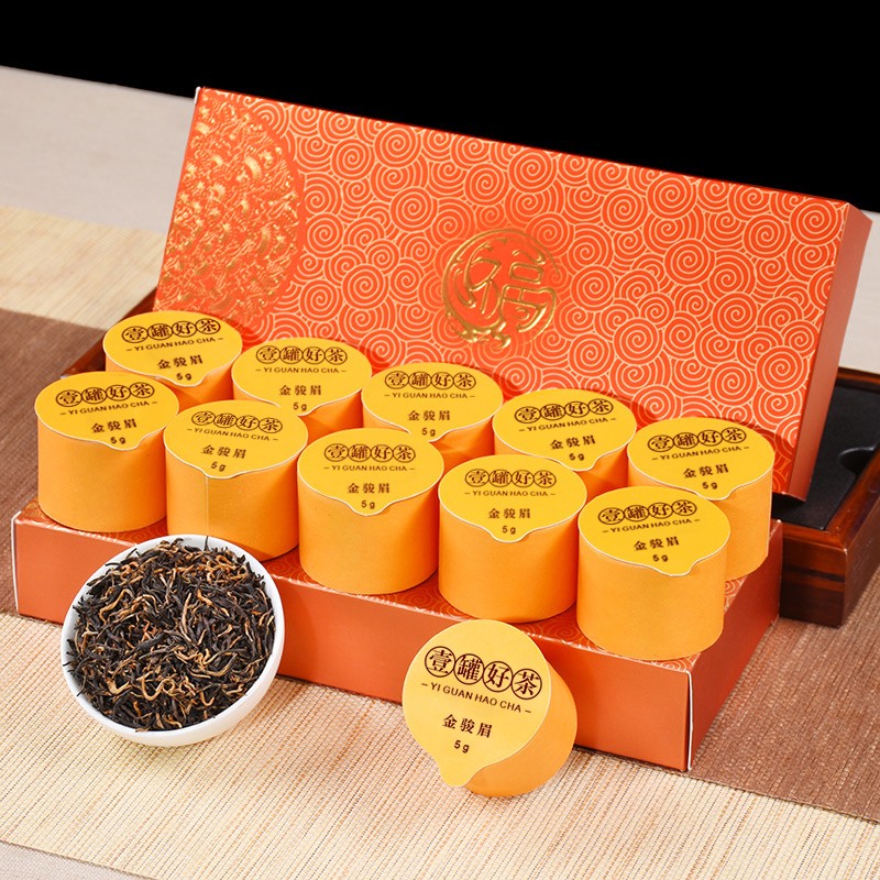 饮矿饮矿 金骏眉红茶浓香型金骏眉茶叶礼盒装蜜香型100g 一盒属于什么档次？