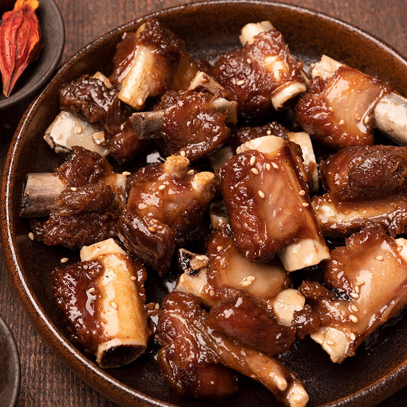 虎钢馋酱香糖醋排骨即食真空猪肉类下酒菜熟零食解馋 猪排骨 酸甜味