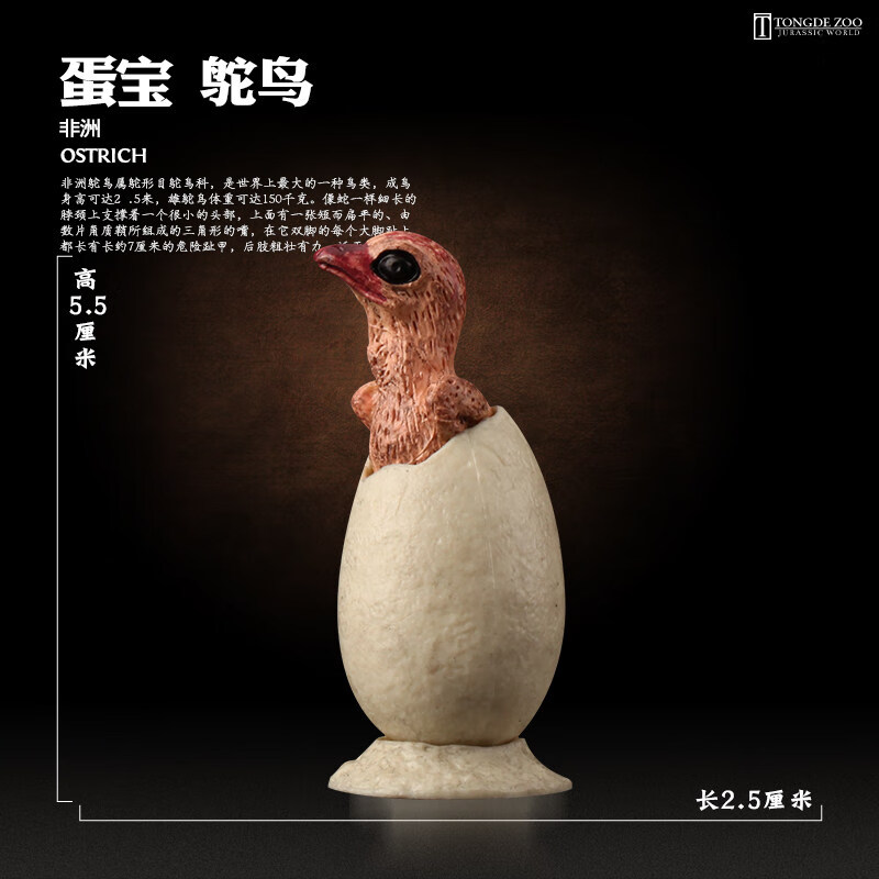 三角龙霸王龙儿童仿真动物 鸵鸟蛋宝