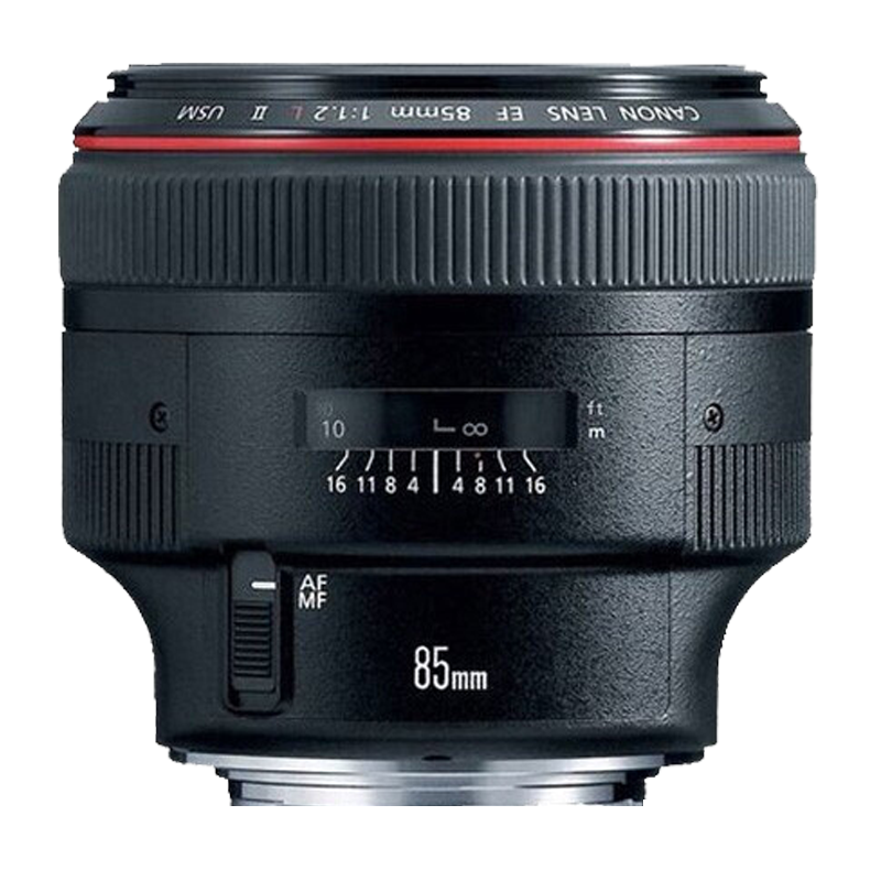 佳能（Canon） 原装EF大光圈专业定焦镜头 EF 85mm f/1.2L II USM 人像头 官方标配