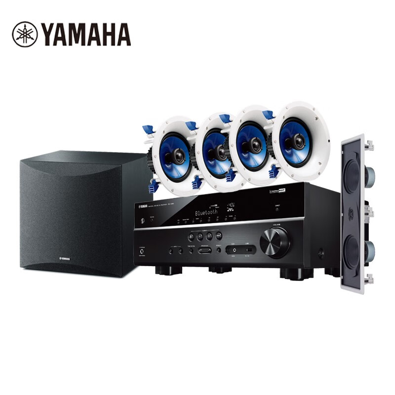雅马哈(yamaha)htr-3072/ns-ic800 吸顶音响 背景音乐 家庭影院 音箱