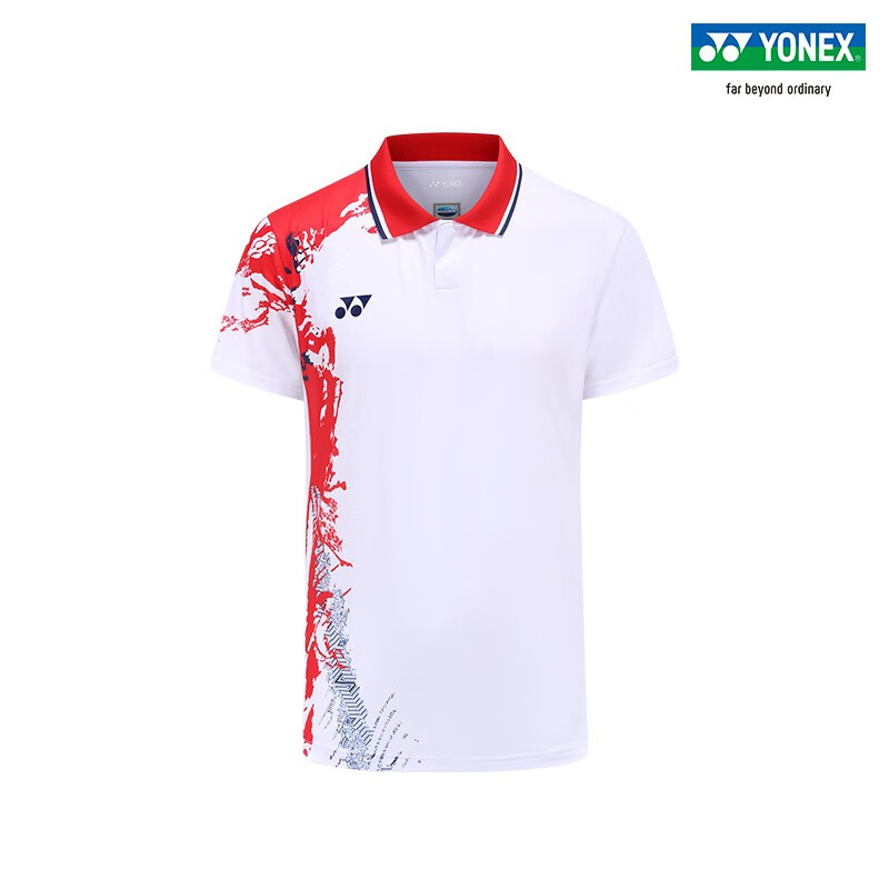2021新款YONEX\/尤尼克斯 yy羽毛球服中国羽毛球国家队服10484球迷款 白色 XL