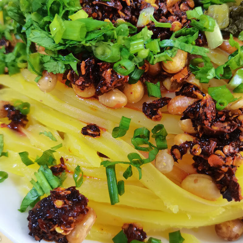 寒宁贵州威宁苦荞凉粉可选黄凉粉半成品贵州特产街边小吃真空 2斤带