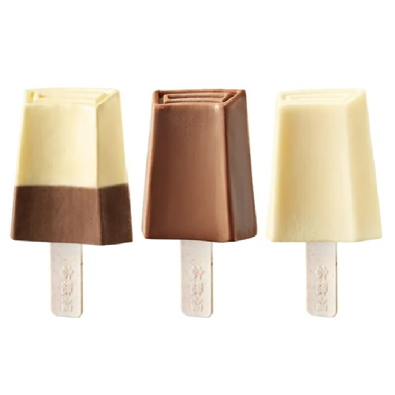 钟薛高轻牛乳雪糕冰淇淋冷饮丝绒可可巧克力冰棍半巧冰激凌 轻牛乳4支+丝绒可可3支+半巧3支