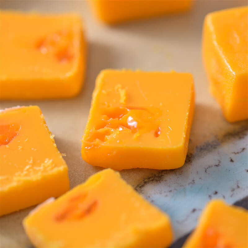 虎钢馋爆浆芒果软糖小方糕芒果味夹心软糕风味水果糖网红少女心零食