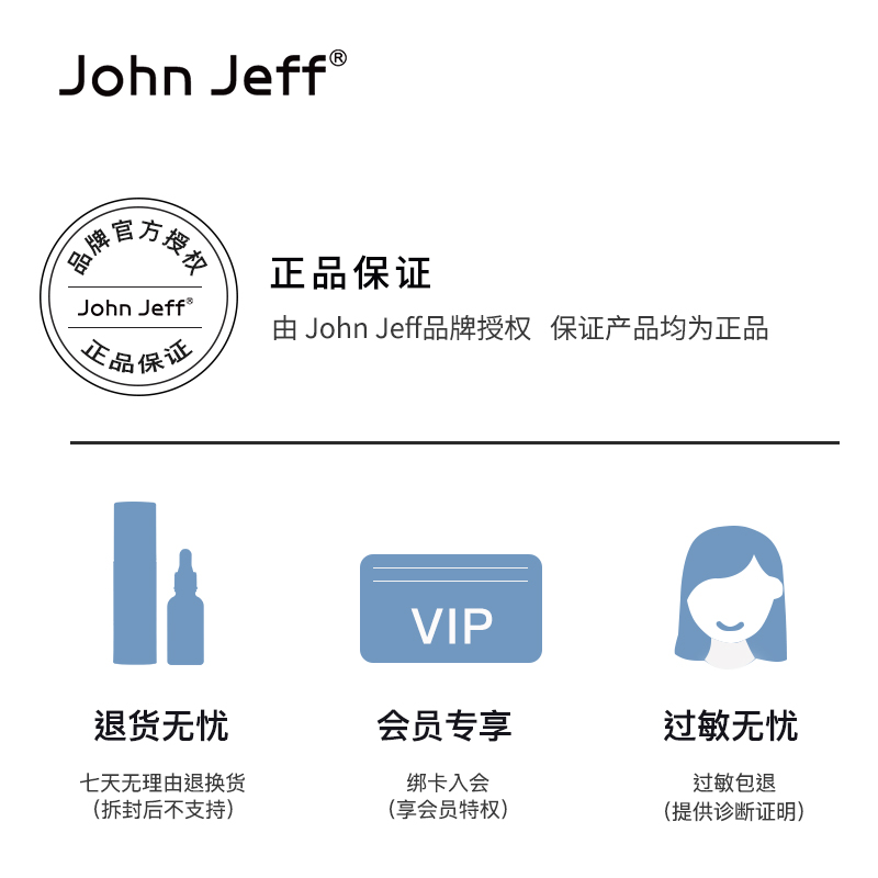 John Jeff20%壬二酸乳霜杜鹃花酸改善痘痘痘印油性皮肤男女护肤情人节礼物 20%壬二酸（改善痘肌、淡化痘印）15g 乳霜