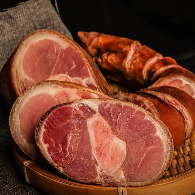 宝湘坊湖南特产腊猪脚5斤烟熏腊肉腊猪蹄柴火猪腿咸猪蹄子猪蹄花免切