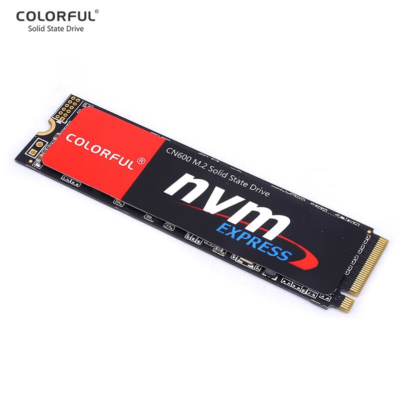 七彩虹(Colorful) SSD固态硬盘 M.2接口 （NVMe协议）PCIe3.0 台式机笔记本高速游戏硬盘 M.2固态硬盘 CN600 512G【带DDR缓存】