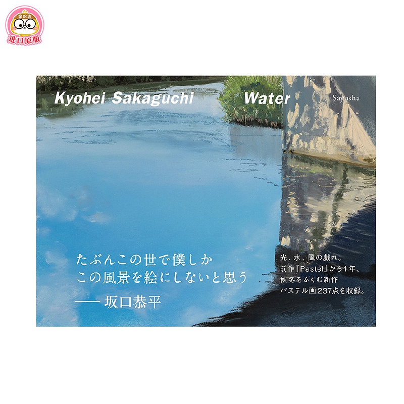 【现货】坂口恭平 色粉画 water 日文原版进口 艺术绘画画册