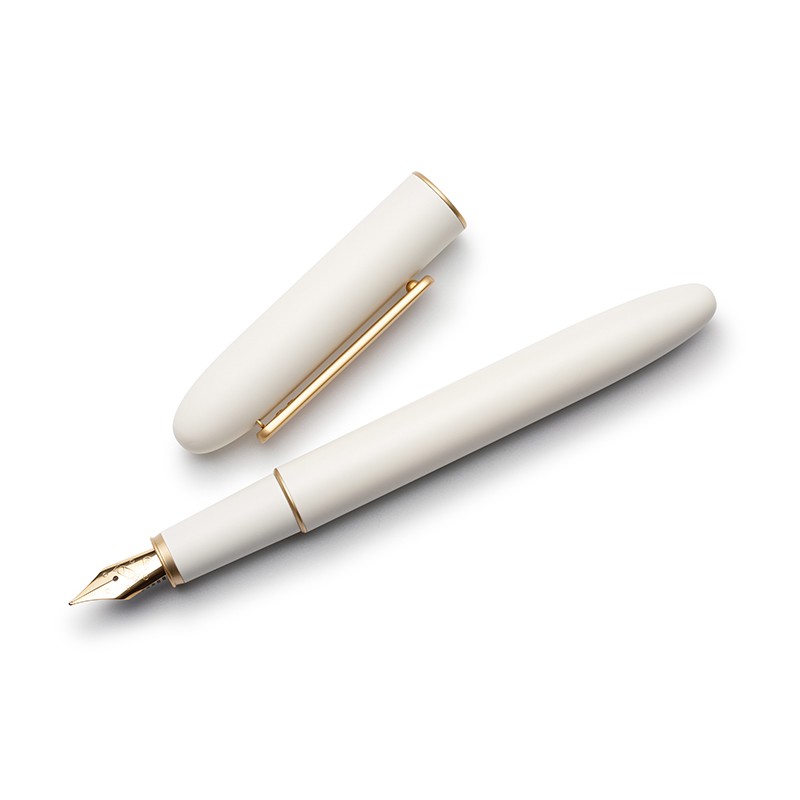 半句五周年特别款白糖色无相系列练字钢笔学生专用硬笔书法笔墨囊可替换商务办公男女生送礼盒可定制 金色【单支装】 0.4mm EF尖