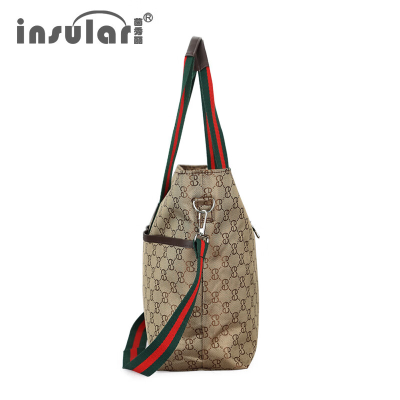 茵秀丽(insular)斜挎多功能欧版待产妈咪包大容量母婴外出包休闲包