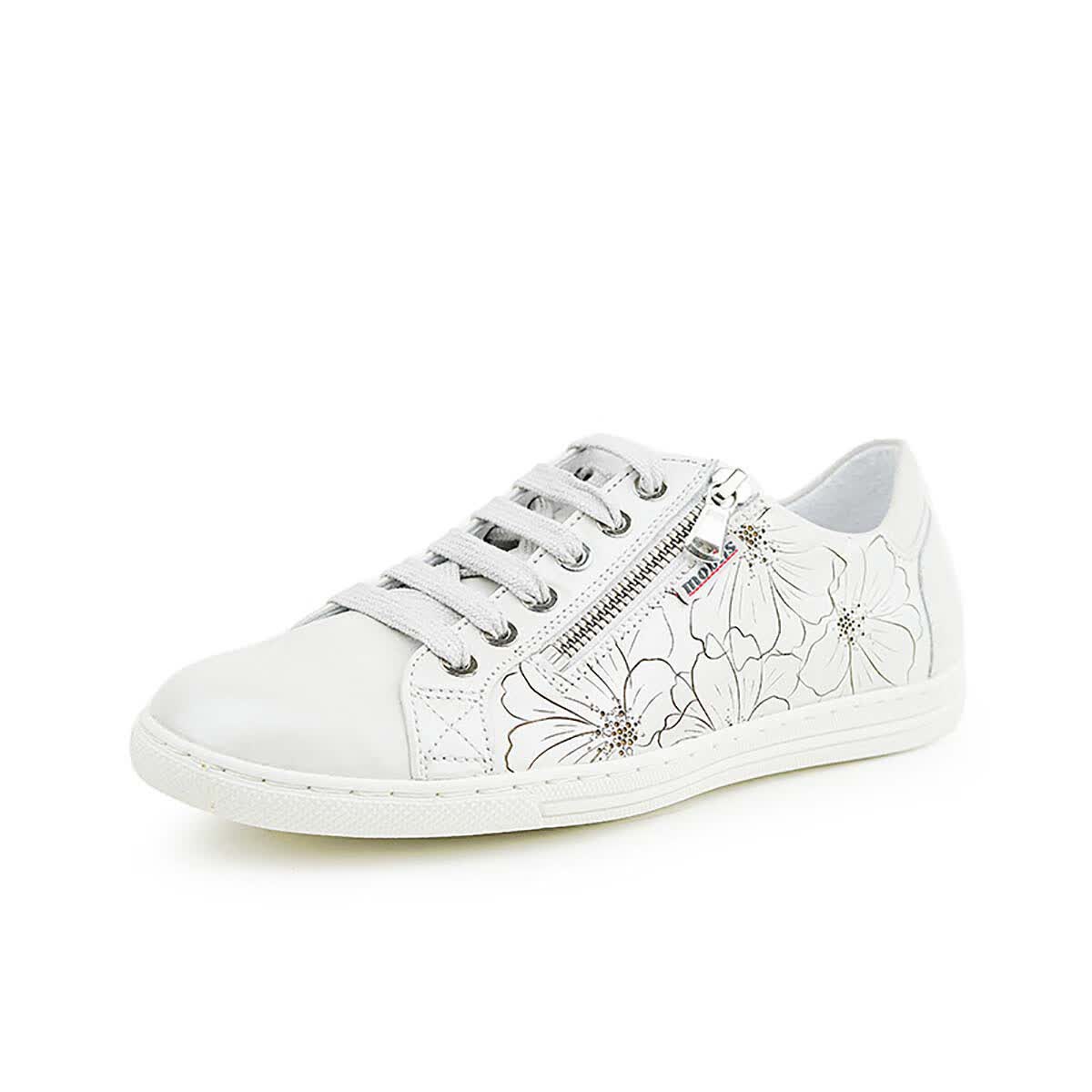 马飞仕图(mephisto)进口鞋头层真牛皮减震绑带拉链鞋女休闲鞋子女鞋