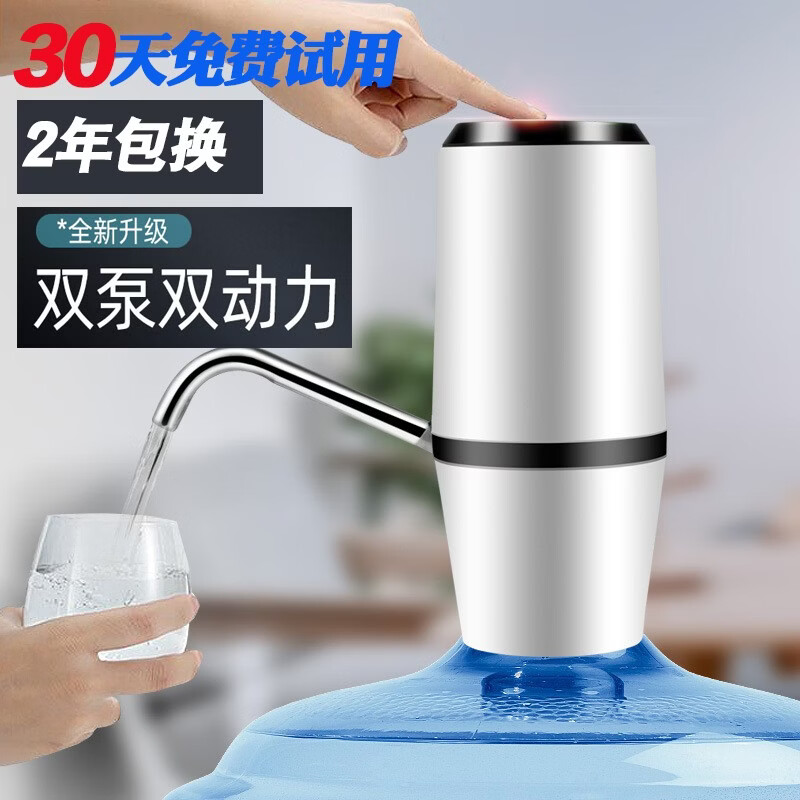 双水泵桶装水抽水器触摸电动压水器家用自动上水器办公室纯净水饮水机