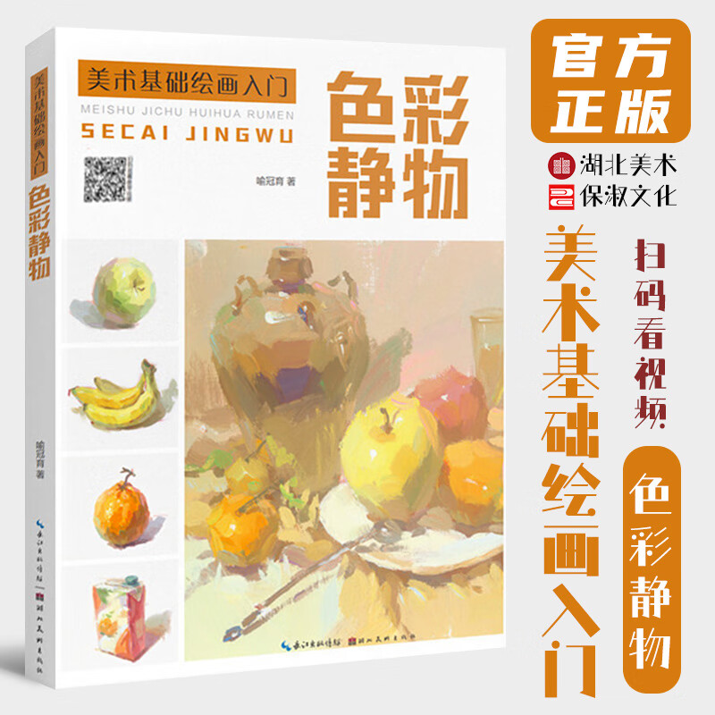 美术基础绘画入门色彩静物 喻冠育单体组合