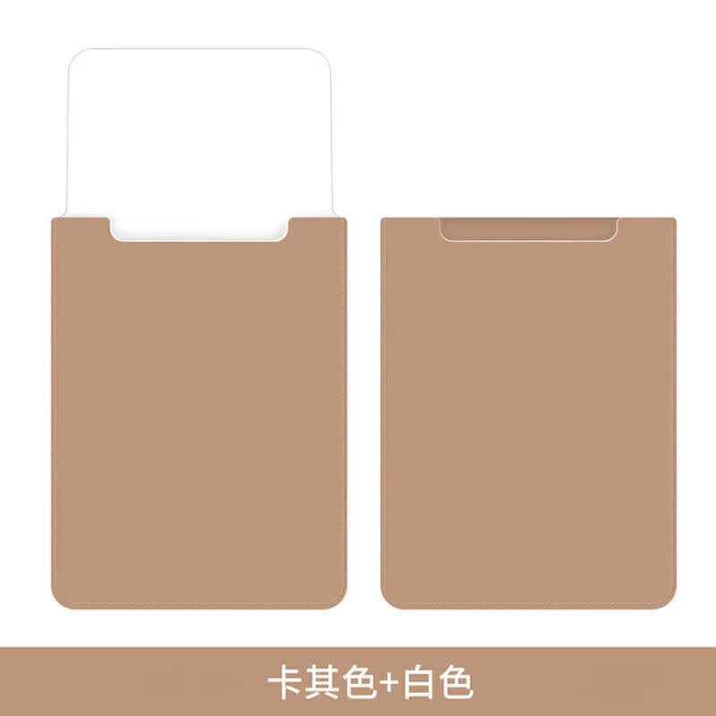 亿金哒荣耀MagicBook Art 14 14.6英寸笔记本电脑内胆包保护套减震收纳包PU皮套防泼水轻便轻薄手拿配件 时尚系撞色-卡其色+白色