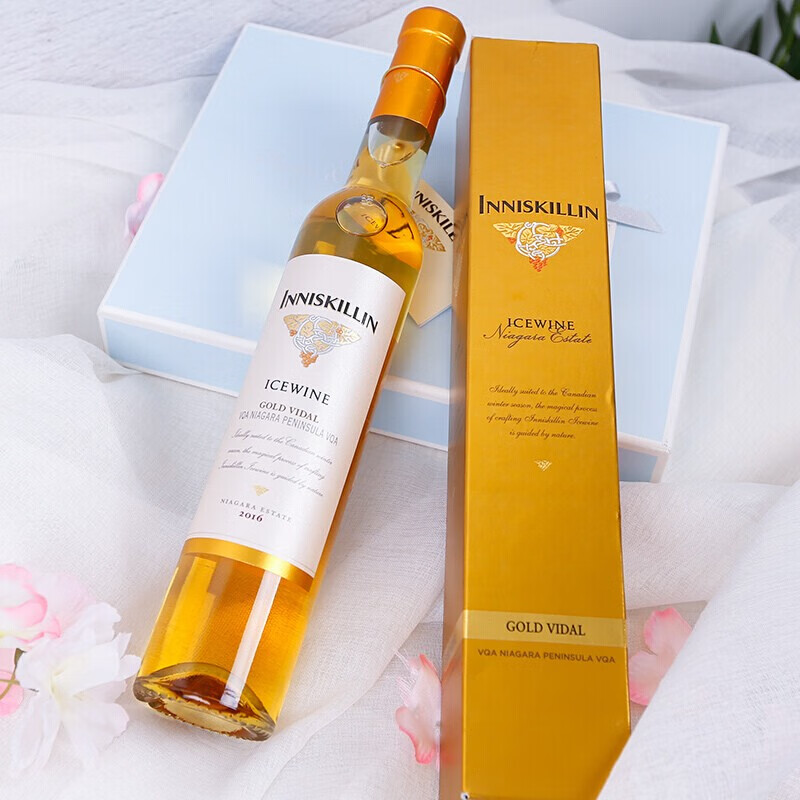云岭加拿大云岭(inniskillin)vqa冰酒(冰葡萄酒)375ml女神礼物 冰白