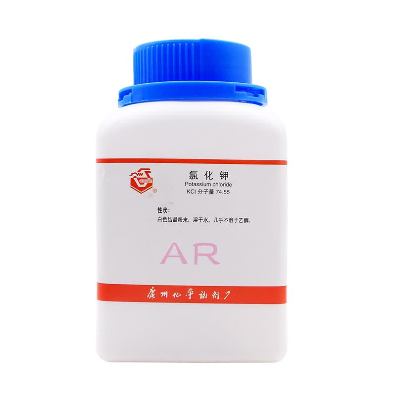 广试氯化钾化学试剂分析纯 ar500g 含量99.