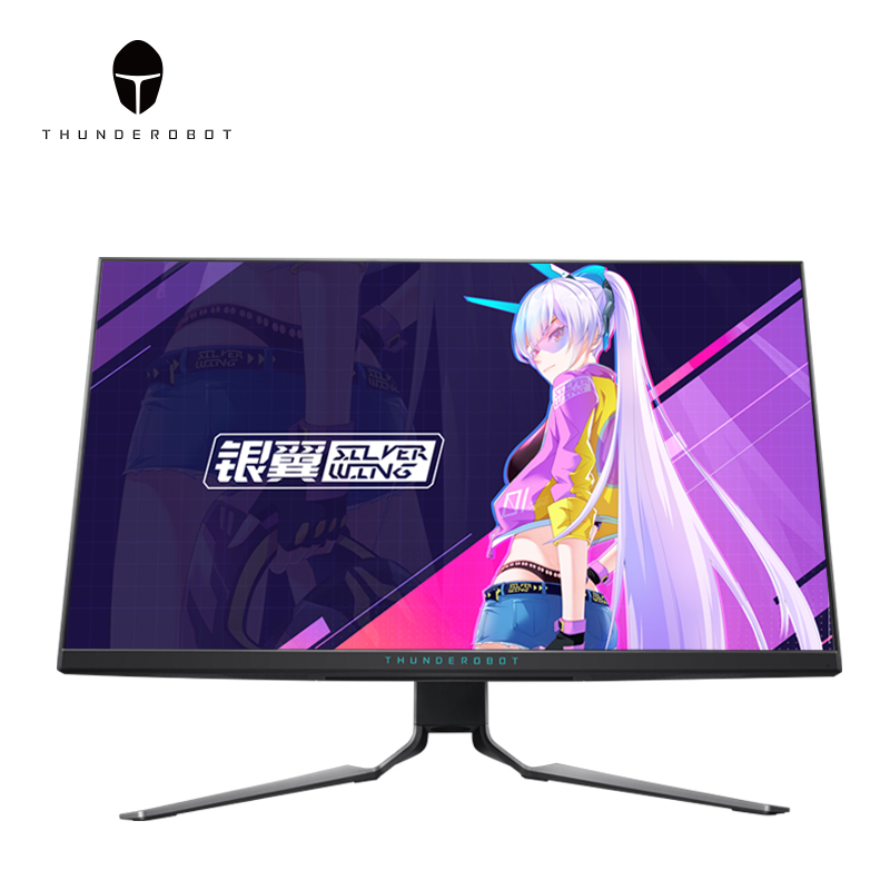 雷神 银翼 27英寸 240Hz IPS 广色域 1ms HDR 快速液晶 专业电竞游戏娱乐电脑显示器 升降旋转 LF27F240L