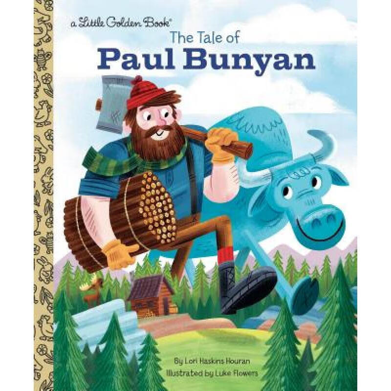 【华研原版】the tale of paul bunyan 英文原版 精装 houran, lori h