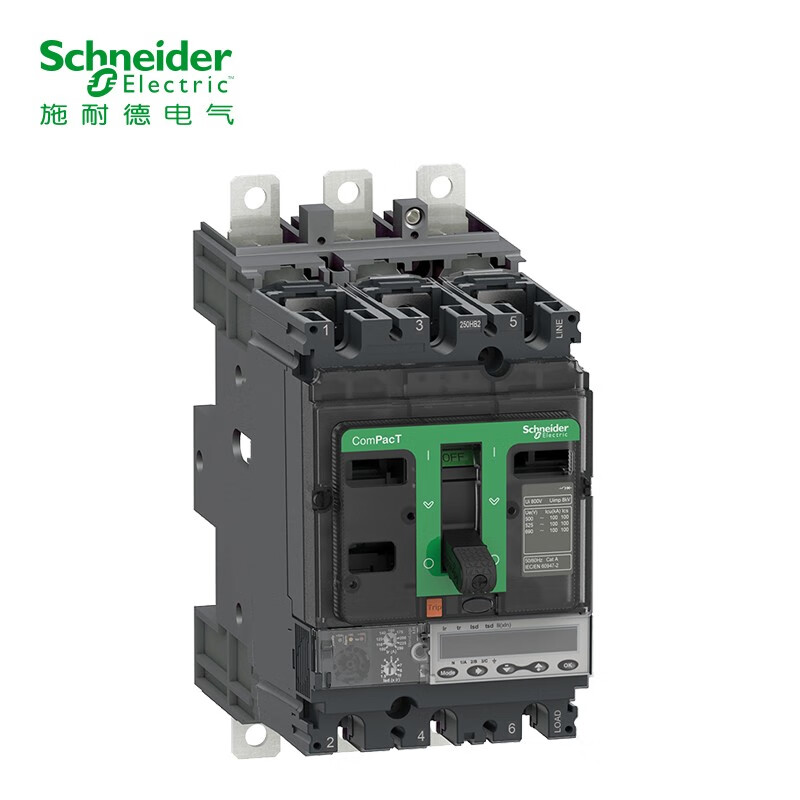 施耐德电气塑壳断路器nsx升级款nsx250n tm160d 3p3d (3p) 插入式 热