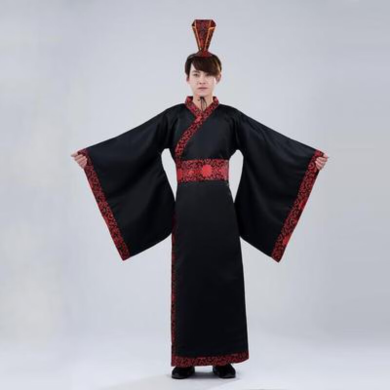 演义服装演出服男士古装汉服cosplay儿童张飞关羽诸葛亮表演服 刘备