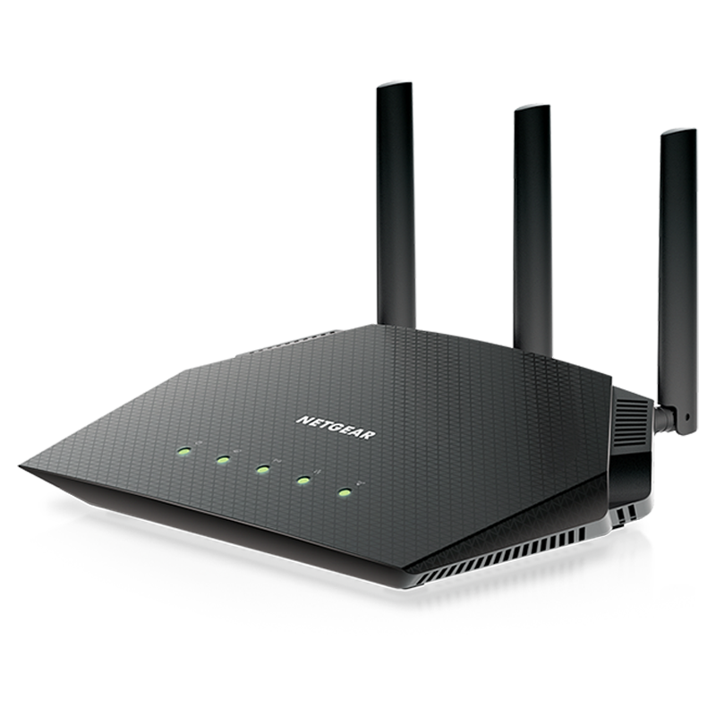 NETGEAR 美国网件 RAX10 双频1800M 家用千兆路由器 Wi-Fi 6  黑色