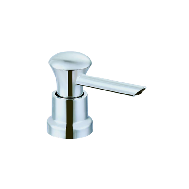 水槽国标规格皂液器按压器压泵头厨房水槽通用用配件 皂液器(镀铬款)
