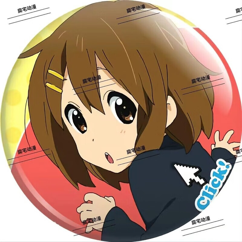 k-on轻音少女 数码限量动漫全套徽章胸章 二次元周边吧唧呆唯 呆唯