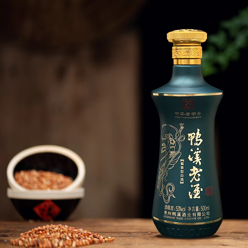 鸭溪捌零珍藏贵州白酒酱香型53度高粱酒500ml摆柜试饮单瓶 品质收藏 53度 500mL 1瓶 满2瓶送礼袋