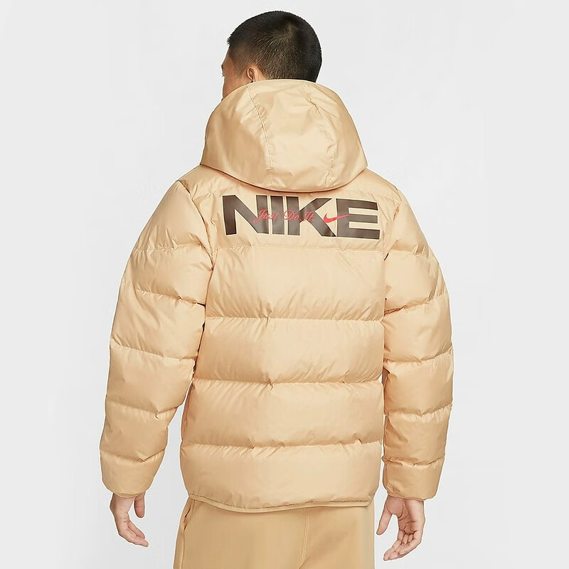 耐克（NIKE）官方 短款羽绒服男 WR风行者背标冬新款户外连帽保暖防风夹克外套 HQ4183-233 650蓬松度 85%含绒量 L 建议135-150斤