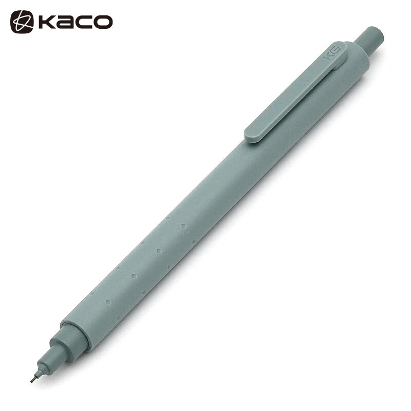 KACO菁点自动铅笔0.5mmHB铅芯学生简约考试用笔 苍色/支 K1028