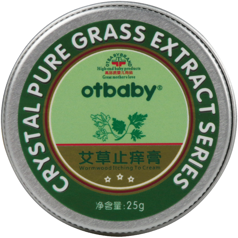 otbaby【渠道智选】Otbaby艾草舒缓膏止痒膏 宝宝蚊虫叮咬儿童止痒膏25g