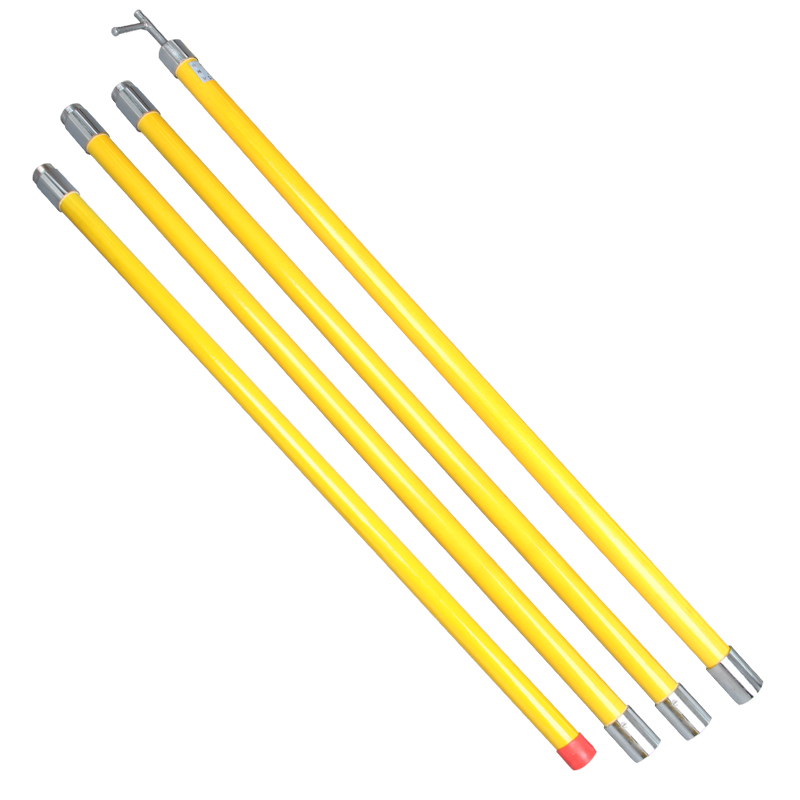 国标加厚10kv高压令克棒举线杆电工拉闸杆变压器绝缘操作棒35kv 黄杆
